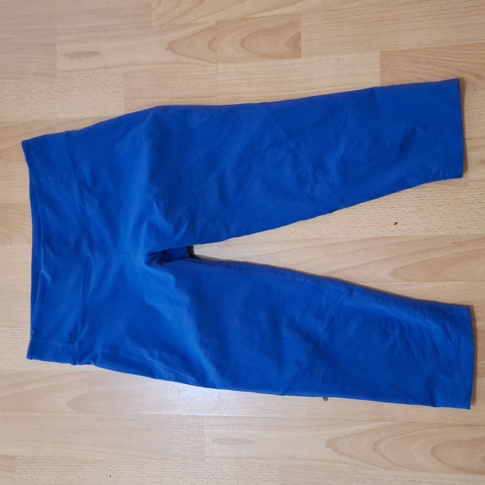 Outdoor Voices Women Blue Tech Sweat Pull On Stretchable Yoga Leggings size‎ M